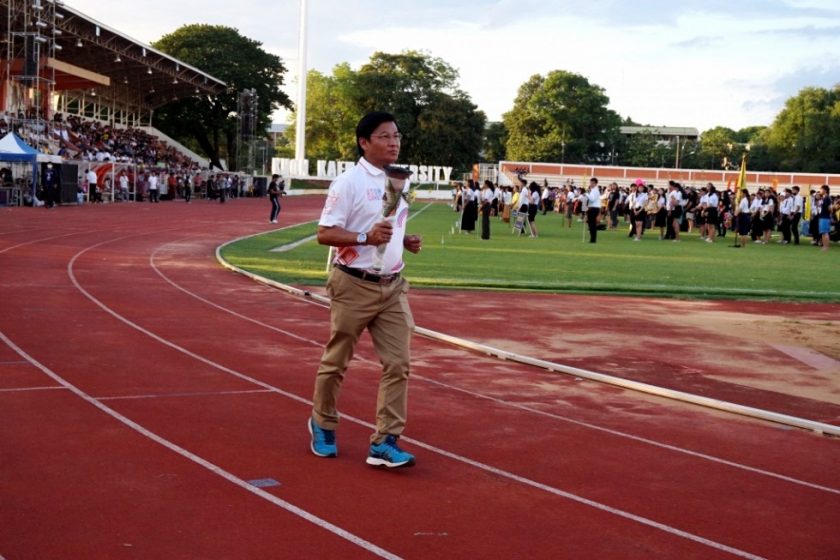 Asst. Prof. Dr. Sompong Sitthiprom, Assistant to the President for Security and an alumnus